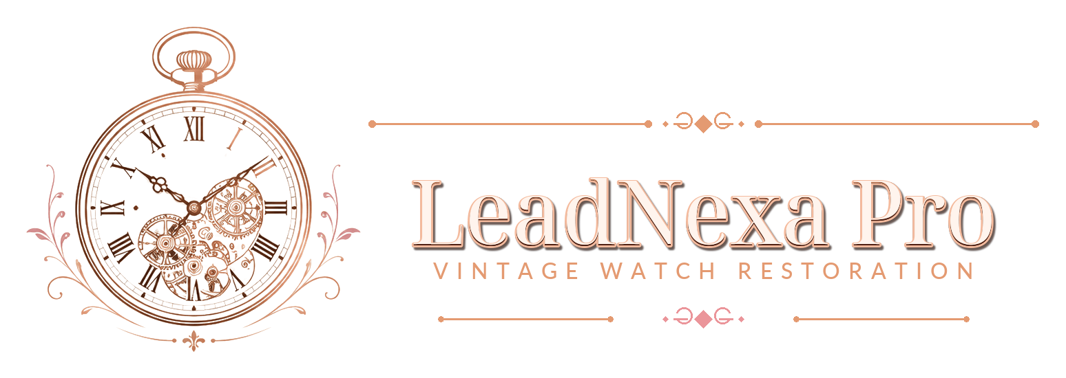 LeadNexa Pro vintage watch restoration logo